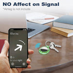 4 قطع من غطاء حماية صلب شفاف من XDcase مع حلقة مفاتيح، 4 قطع (أسود شفاف أخضر أزرق)، 4 قطع (أزرق شفاف أخضر أحمر وردي)