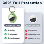 4 قطع من غطاء حماية صلب شفاف من XDcase مع حلقة مفاتيح، 4 قطع (أسود شفاف أخضر أزرق)، 4 قطع (أزرق شفاف أخضر أحمر وردي)