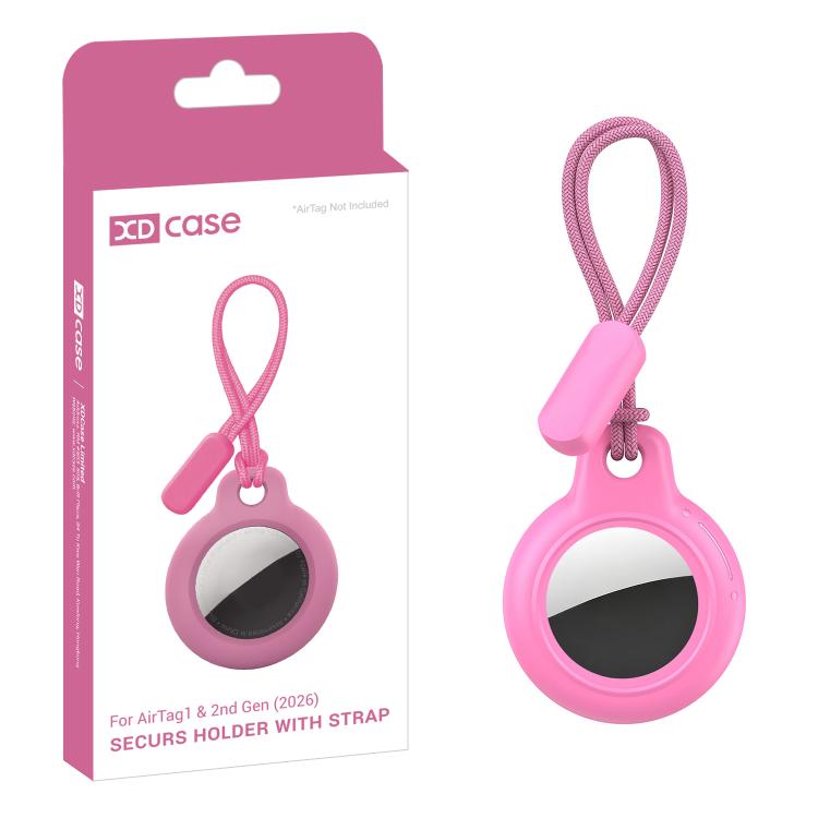 غطاء حماية صلب من XDcase بلون صلب مع حزام، 1 قطعة (أسود)، 1 قطعة (أبيض)، 1 قطعة (أحمر وردي)، 1 قطعة (أزرق)