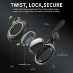 غطاء حماية صلب من XDcase بلون صلب مع حزام، 1 قطعة (أسود)، 1 قطعة (أبيض)، 1 قطعة (أحمر وردي)، 1 قطعة (أزرق)