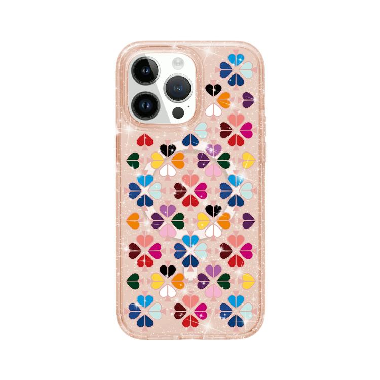 حافظة هاتف مغناطيسية بنمط قلب أحمر كريستالي لامع، لهاتف iPhone 15، لهاتف iPhone 14 Plus، لهاتف iPhone 14، لهاتف iPhone 14 Pro، لهاتف iPhone 14 Pro Max، لهاتف iPhone 13 Pro Max، لهاتف iPhone 13 Pro، لهاتف iPhone 13