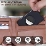 حافظة واقية رقيقة للغاية بتصميم محفظة بطاقات من TPU من XDcase، لطراز AirTag الجيل الثاني / الجيل الأول