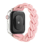 سوار ساعة منسوج مطاطي لسلسلة Apple Watch 6 وSE و5 و4 مقاس 40مم / 3 و2 و1 مقاس 38مم، 160مم
