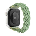 سوار ساعة منسوج مطاطي لسلسلة Apple Watch 6 وSE و5 و4 مقاس 40مم / 3 و2 و1 مقاس 38مم، 160مم