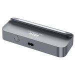 شاحن متعدد الوظائف YMX-LCD405W بقوة 405 واط مع 3 منافذ Type-C و2 منفذ USB GaN مع عرض رقمي ذكي، قابس AU، قابس EU، قابس UK، قابس US