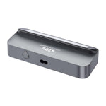 شاحن متعدد الوظائف YMX-LCD470W بقوة 470 واط مع 3 منافذ Type-C و2 منفذ USB GaN مع عرض رقمي ذكي وكابل Type-C قابل للسحب، قابس AU، قابس EU، قابس UK، قابس US