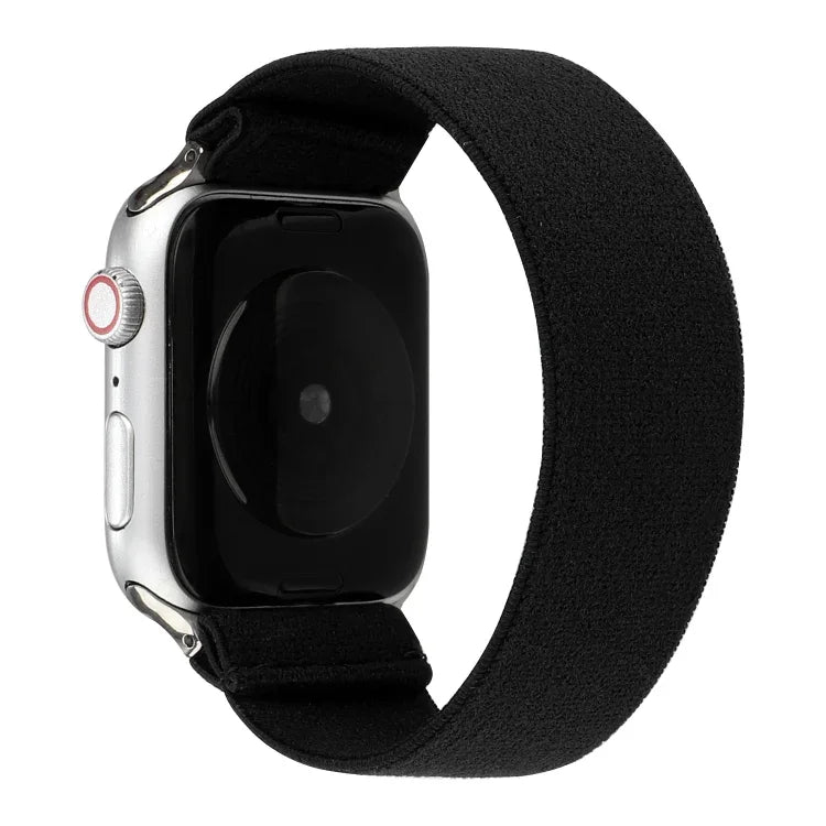 Solid Color Silicone Replacement Strap Watchband, For Apple Watch Series 7  41mm / & 6 & SE & 5 & 4 40mm, For Apple Watch Series  7  45mm / & 6 & SE & 5 & 4 44mm