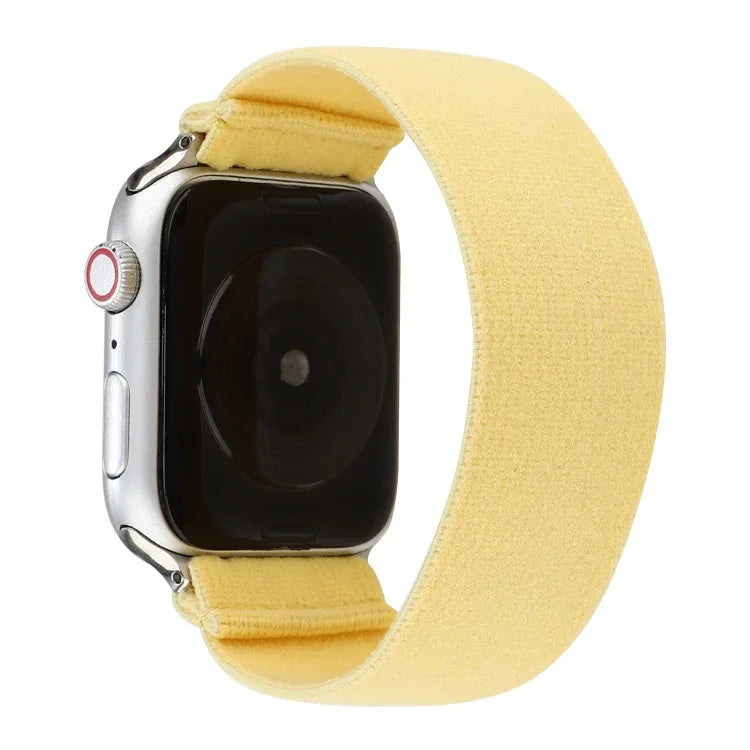 Solid Color Silicone Replacement Strap Watchband, For Apple Watch Series 7  41mm / & 6 & SE & 5 & 4 40mm, For Apple Watch Series  7  45mm / & 6 & SE & 5 & 4 44mm