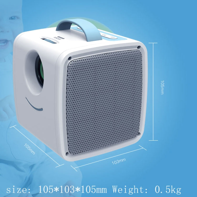 جهاز عرض صغير محمول LED Q2 بدقة 1080P للأطفال، قابس الاتحاد الأوروبي، قابس الولايات المتحدة، قابس المملكة المتحدة، قابس أستراليا