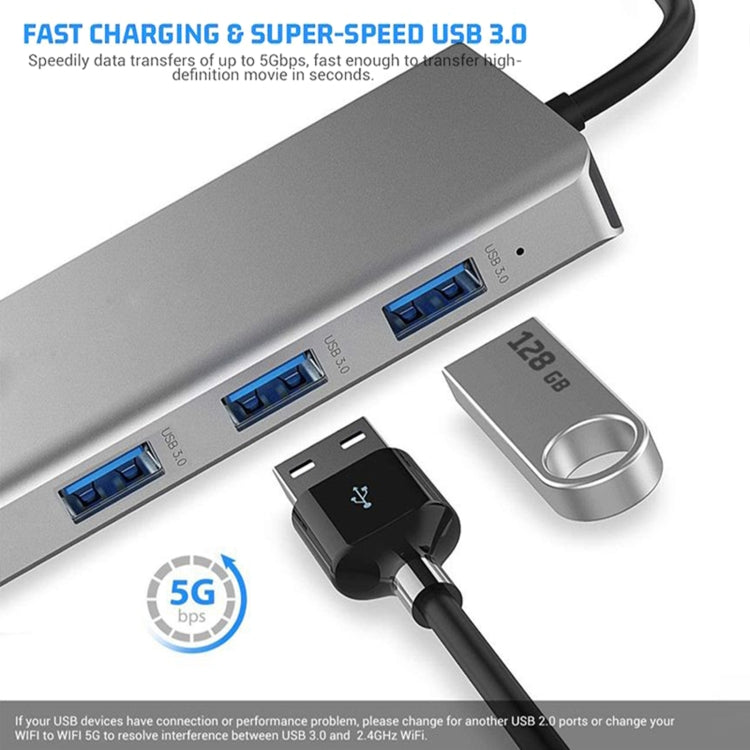 محطة إرساء 12 في 1 مع HDMI ×2 + USB3.0 + USB2.0 + شحن PD + VGA + RJ45 + جاك 3.5 مم + TF/SD ×2، Type-C / USB-C