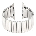 Elastic Aluminum Watchband, For Apple Watch Series 7 41mm / 6 & SE & 5 & 4 40mm / 3 & 2 & 1 38mm, For Apple Watch Series 8&7 41mm / SE 2&6&SE&5&4 40mm / 3&2&1 38mm, For Apple Watch Ultra 49mm / Series 8&7 45mm / SE 2&6&SE&5&4 44mm / 3&2&1 42mm         ...