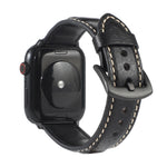 Genuine Leather Watchband For Apple Watch Series 6 & SE & 5 & 4 44mm / 3 & 2 & 1 42mm, For Apple Watch Series 7 45mm / 6 & SE & 5 & 4 44mm / 3 & 2 & 1 42mm