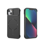 Frameless Half-Wrapped PC Magnetic Phone Case, For iPhone 13