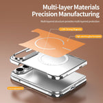 Integrated Glass Scratch Resistant Magnetic Phone Case, For iPhone Duo