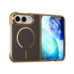 Kevlar Texture Magnetic Integrated Film Phone Case, For iPhone Duo