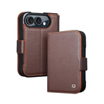QIALINO Classics 3rd Genuine Leather Phone Case, For iPhone Duo