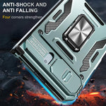 Armor PC Hybrid TPU Camera Shield Phone Case, For iPhone Duo