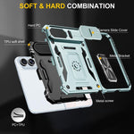 Armor PC Hybrid TPU Camera Shield Phone Case, For iPhone Duo
