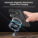 GKK Integrated Ultra-thin Full Coverage CD Pattern Magnetic Phone Case, For iPhone Duo