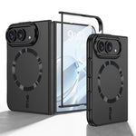 GKK Integrated Ultra-thin Full Coverage CD Pattern Magnetic Phone Case, For iPhone Duo