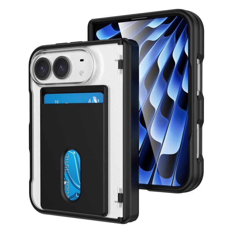 Magnetic Hinge Shockproof Phone Case with Card Slort, For iPhone Duo