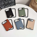 Braided Leather Texture PC Phone Case, For iPhone Duo