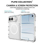Pure Collection Hinge Holder Magnetic Phone Case, For iPhone Duo