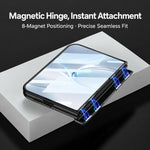 GKK Integrated Magnetic Hinge Side Foldable Holder Full Coverage Phone Case, For iPhone Duo