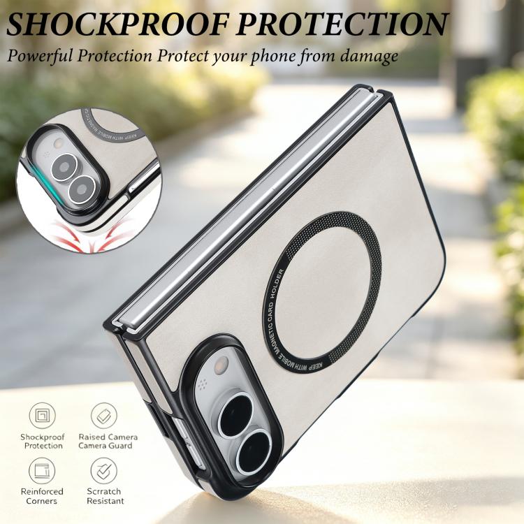 Folding Magnetic PU Phone Case, For iPhone Duo