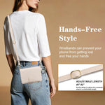 Crossbody Ring Multifunctional Wallet Fold Leather Phone Case, For iPhone Duo