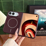 Solid Color Shockproof Magnetic PC Phone Case, For iPhone Duo