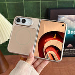 Solid Color Shockproof Magnetic PC Phone Case, For iPhone Duo