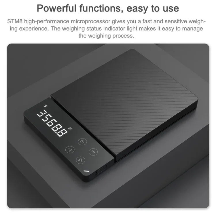 ميزان إلكتروني عالي الدقة للمطبخ بشاشة LCD من Xiaomi Youpin DUKA ES1، 8 كجم أصلي