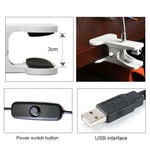 مصباح تعقيم بالأشعة فوق البنفسجية USB تيار مستمر 5 فولت مع مشبك للذراع، مصباح تعقيم بالأشعة فوق البنفسجية مع مشبك للذراع