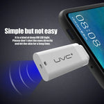 مصباح تعقيم محمول للغاية بمنفذ Type-C / USB-C، معقم UV للهواتف الذكية، Type-C