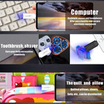 مصباح تعقيم محمول للغاية بمنفذ Type-C / USB-C، معقم UV للهواتف الذكية، Type-C