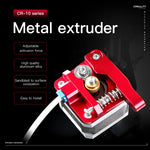 عدة طارد Bowden حمراء معدنية كاملة لطابعة Ender-3 / Ender-3 Pro / Ender-3 V2 / CR-10 Pro V2 ثلاثية الأبعاد من Creality