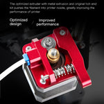 عدة طارد Bowden حمراء معدنية كاملة لطابعة Ender-3 / Ender-3 Pro / Ender-3 V2 / CR-10 Pro V2 ثلاثية الأبعاد من Creality