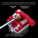 عدة طارد Bowden حمراء معدنية كاملة لطابعة Ender-3 / Ender-3 Pro / Ender-3 V2 / CR-10 Pro V2 ثلاثية الأبعاد من Creality