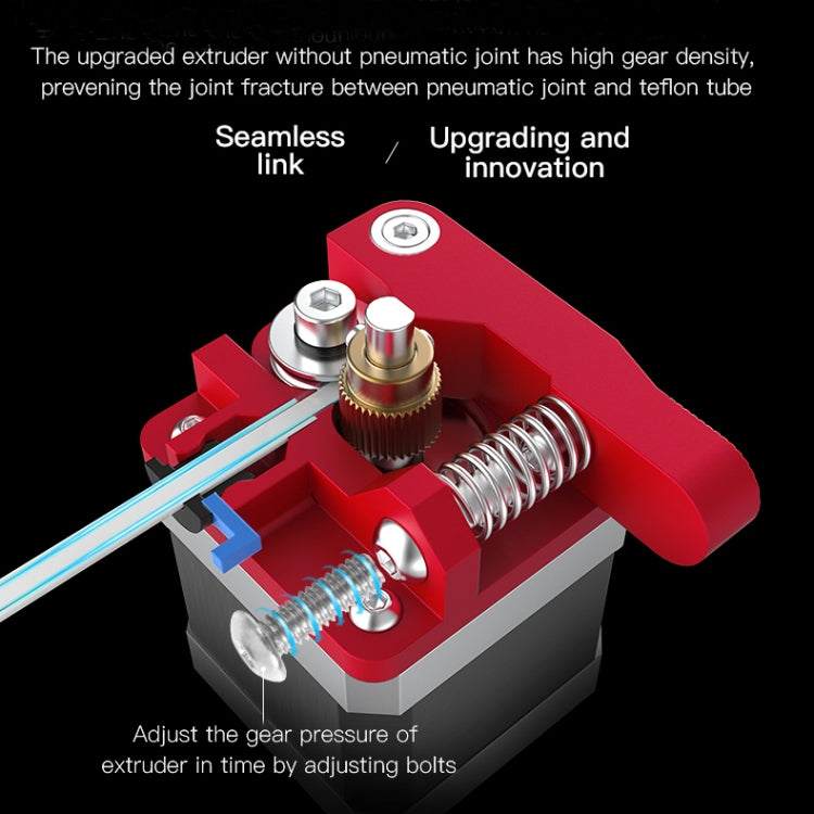 عدة طارد Bowden حمراء معدنية كاملة لطابعة Ender-3 / Ender-3 Pro / Ender-3 V2 / CR-10 Pro V2 ثلاثية الأبعاد من Creality