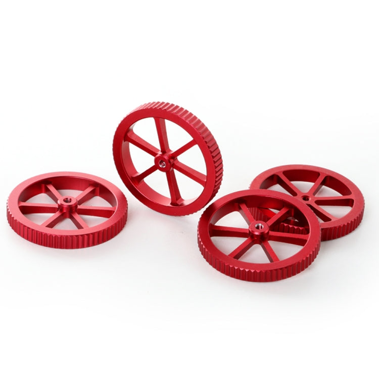 صمولة تسوية يدوية حمراء معدنية لطابعة Ender-3 / Ender-3 Pro / Ender-3 V2 / CR-10 Pro V2 ثلاثية الأبعاد من Creality