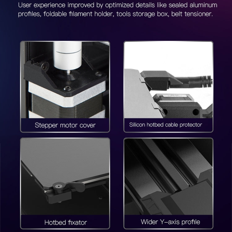 طابعة ثلاثية الأبعاد ذكية بدون معايرة CREALITY CR-6 SE بقوة 350 واط، حجم الطباعة: 23.5 × 23.5 × 25 سم، قابس أوروبي، CR-6 SE