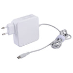 محول طاقة USB-C / Type-C بقوة 87 واط مع كابل شحن بطول 1.8 متر، قابس أوروبي