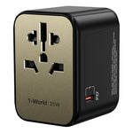 محول طاقة شاحن سريع MOMAX 1-World UA9 PD 35 واط، UA9