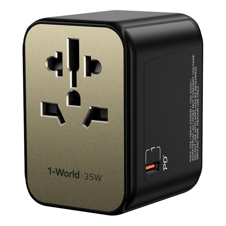 محول طاقة شاحن سريع MOMAX 1-World UA9 PD 35 واط، UA9