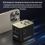 محول طاقة شاحن سريع MOMAX 1-World UA9 PD 35 واط، UA9