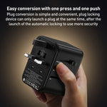محول طاقة شاحن سريع MOMAX 1-World UA9 PD 35 واط، UA9