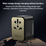 محول طاقة شاحن سريع MOMAX 1-World UA9 PD 35 واط، UA9