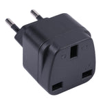 Portable UK to EU Plug Socket Power Adapter, UK to EU 10A