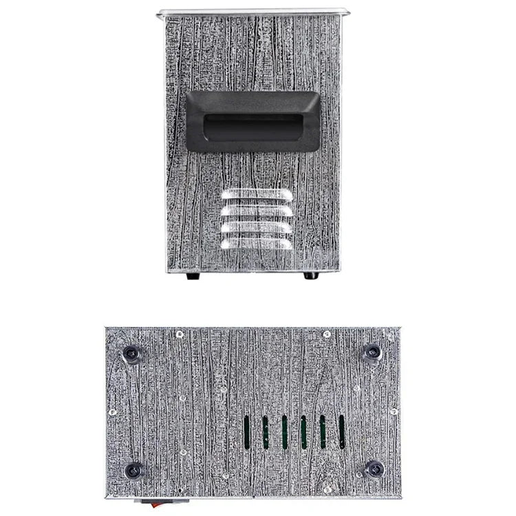 منظف بالموجات فوق الصوتية BAKU BK-2000 بقوة 120W وسعة 3.36L مع شاشة LCD وسلة، AC 220V، قابس EU، BK-2000 120W 3.36L 220V